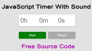 JavaScript Projects For Beginners With Source Code - Javascript timer countdown with seconds