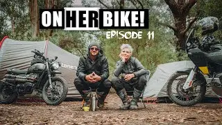 Moto Camping with On Her Bike! | Motovlog S3E11