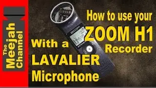 How to use a Lavalier or Lapel Microphone with a ZoomH1 Recorder