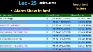 delta hmi alarm history setting | alarm configuration in delta hmi | alarm setup in delta hmi,