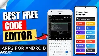 5 Best Free Code Editor Apps for Android of 2024 ✅ | Offline | HTML, CSS, JAVASCRIPT, PYTHON