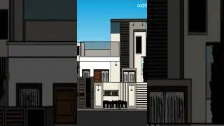 Exterior Design in SketchUp Vray #sketchup