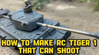 How to make TIGER Tank That Actually Shoots!