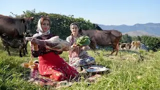 Chelo Goosht! Rice Stuffed with Tender Lamb Meat Cooked in Village