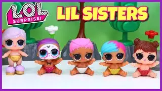 LOL Surprise LIL SISTERS Eye Spy Series Doll Unboxing (Series 4 Wave 2) GOLD BALL Blind Bags Opening