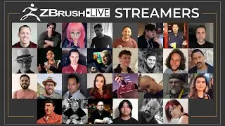 Featuring The ZBrushLIVE 2022 Stream Team!