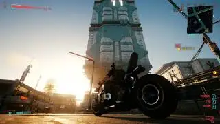 Cyberpunk 2077 on RTX 2070s - Drive in Night City