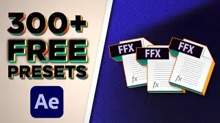 FREE After Effects Preset Pack With 300+ Unique Presets [Free Download, No Plugins]