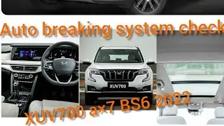 Mahindra XUV700 top model | XUV700 a×7 | Xuv700 auto breaking system check | Nice color XUV700 |