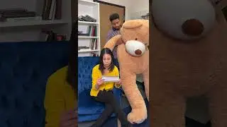 Doctor is gifted a giant teddy bear from her patient!  #Shorts