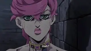 trish with a gun feeling herself - JoJo's Golden Wind Ep 34