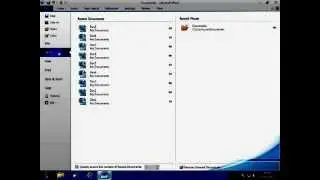 60 Seconds: Recent Document List in Microsoft Word 2010