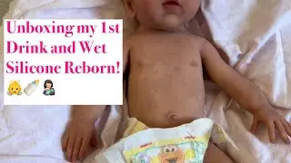 Unboxing my 1st Full Body Silicone Reborn with Drink and Wet!