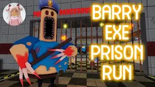 BARRY EXE PRISON RUN! (FIRST PERSON OBBY!) - Roblox Obby Gameplay Walkthrough No Death [4K]