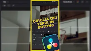 GRIGLIA dei TERZI per montare su DaVinci Resolve - Tip DV #5