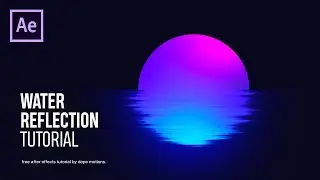 Water Reflection Motion Graphics in After Effects - After Effects Tutorial