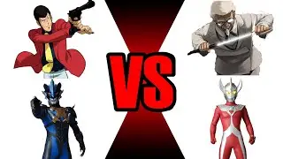 MUGEN ULTRAMAN TREGEAR & LUPIN III VS ULTRAMAN TAROU & COLONEL SE