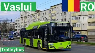 VASLUI TROLLEYBUS / Troleibuzele din Vaslui 2024 [4K]