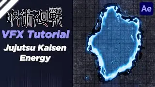 After Effects: Jujutsu Kaisen Energy VFX Tutorial