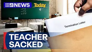 Teacher from religious school sacked for being in same-sex relationship | 9 News Australia
