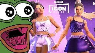 EPIC FORTNITE ARIANA GRANDE CONCERT (IS THIS FAKE ARIANA?)