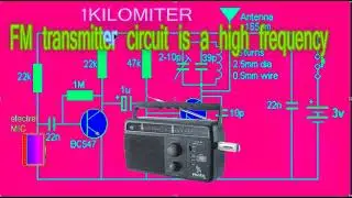 FM transmitter circuit diagram