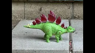 Stomp and Destroy Plastic Stegosaurus Dinosaur Toy