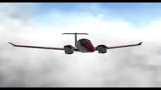 Manual landing with Diamond DA-62. Real weather and landing rate. [ X-Plane 11 ]