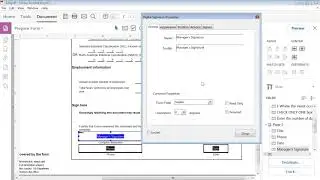 How to add a digital signature for someone to sign on a pdf