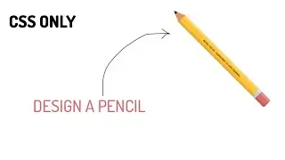 Html Css Pencil Shape  |  Pure Css Shape