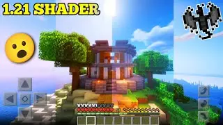 New Render Dragon Shader For Minecraft PE 1.21+ | Best Shader For MCPE 1.20 | Low End Device | 2 GB