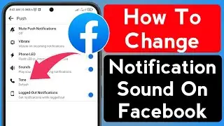 How To Change Notification Sound On Facebook (2023) | Change Facebook Notification Ringtone