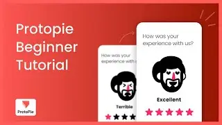 Protopie Beginner Tutorial - Prototyping a Feedback/Review Page