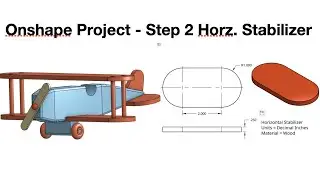 Onshape Project - Airplane - Step 2 - Create the Horizontal Stabilizer