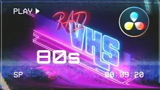 How to Get a RETRO 80s VHS Look in DaVinci Resolve 18.5 | Tutorial [No Color Grading!]