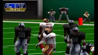 NFL2K - Raiders Vs 49ers (Dreamcast) Gameplay