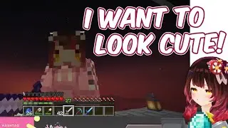 Roboco's reason for not wearing armor in Minecraft【Hololive/EngSub】