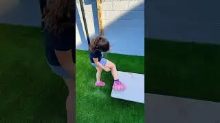 Quick Jump exercises with my daughter! 