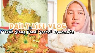 Daily Life Vlog | Makan Siang Pakai Sostel Homemade✨by Pasutri Vlog