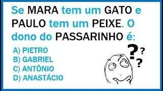 🔥 DECIFRE A LÓGICA!!! Tente descobrir a lógica do problema!!!