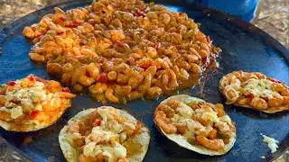 DELICIOSOS CAMARONES A LA LEÑA !!UN VIERNES 13!! || RUTA LA NUEVE