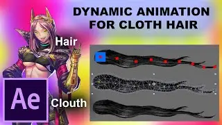 HOW TO USE AFTER EFFECTS DYNAMIC ANIMATION FOR CLOTH, HAIR, ROPE WITH FREE PLUGINS - Quick Tutorial