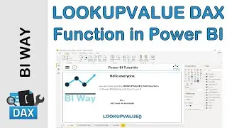 DAX Language - LOOKUPVALUE Function in Power BI