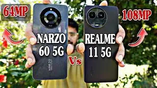 Realme Narzo 60 5G Vs Realme 11 5G Full Comparison 🔥 64MP Vs 108MP 📸💯