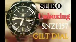 SEIKO 5 Unboxing SNZH57 Fifty Five Fathoms Best Seiko 5 for the money