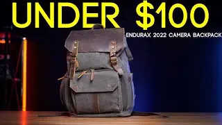 Camera BackPack UNDER $100 || 2022 Endurax Canvas Camera Backpack