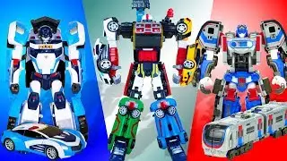 All Tobots  Athlon. Ten Transformers from Alpha to Magma Six