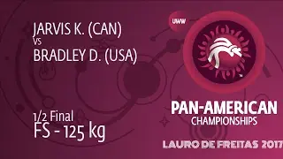 1/2 FS - 125 kg: D. BRADLEY (USA) df. K. JARVIS (CAN), 9-0