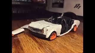crash test machine made of plasticine, vaz 2107