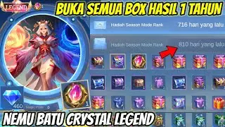 BUKA SEMUA BOX DAN HARTA KARUN ML HASIL NABUNG 1 TAHUN ! DEMI SKIN LEGEND LUNOX TERBARU !